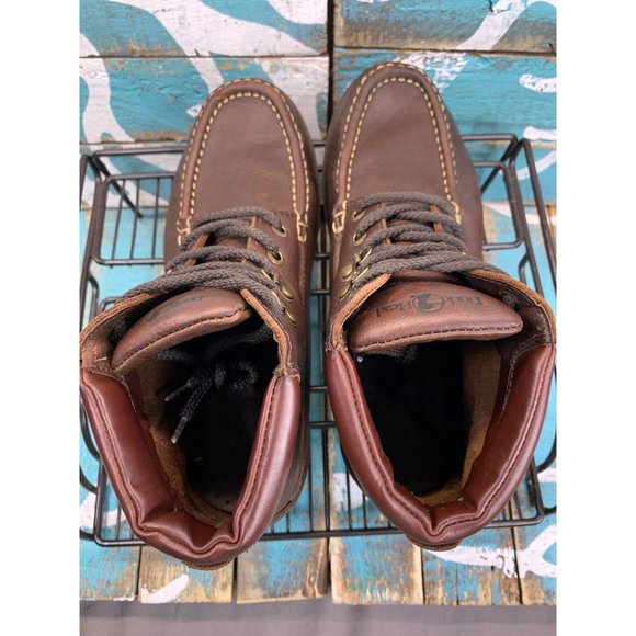 Duck Head Mens Size 7.5M Brown Leather Chukka Boot Shoelace Up - Picture 5 of 10